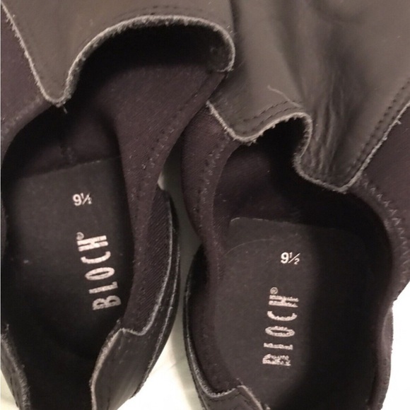 Youth Bloch Leather Jazz Shoes Sz 9.5 - Picture 3 of 4